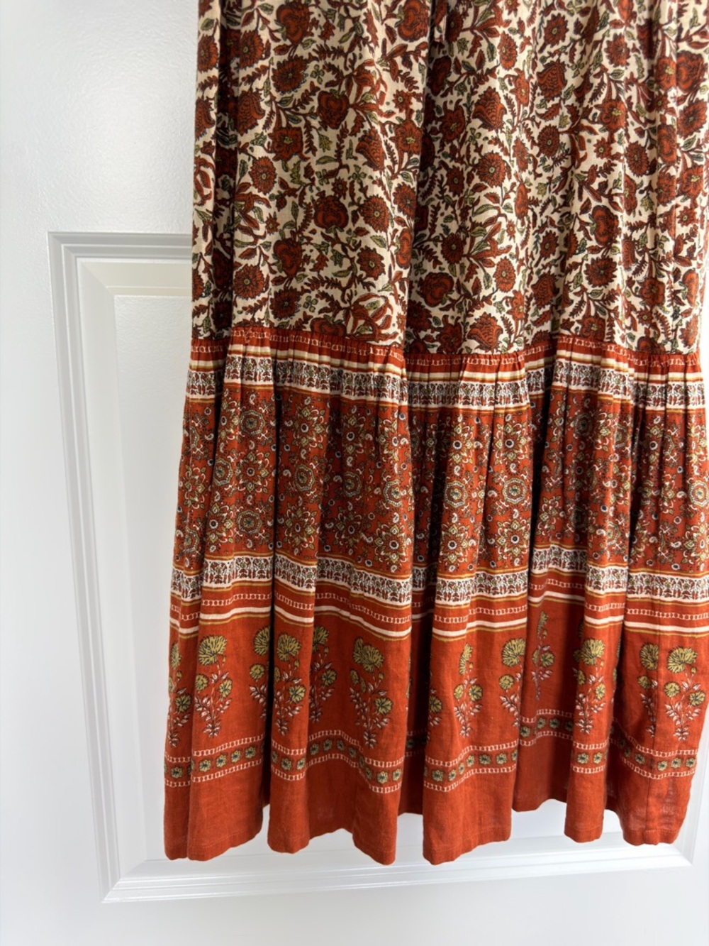 Faherty Ojai Dress Umber Folly Floral (PLEASE READ DESCRIPTION) - Picture 6 of 8